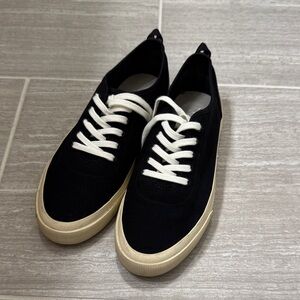Classic Black Everlane Canvas Sneakers